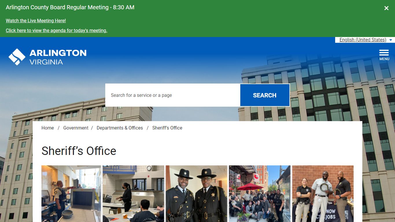 Sheriff’s Office – Official Website of Arlington County Virginia Government